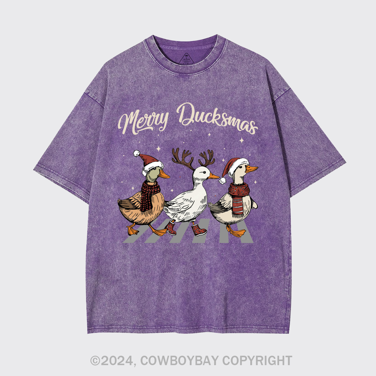 Merry Ducksmas Garment-dye Tees