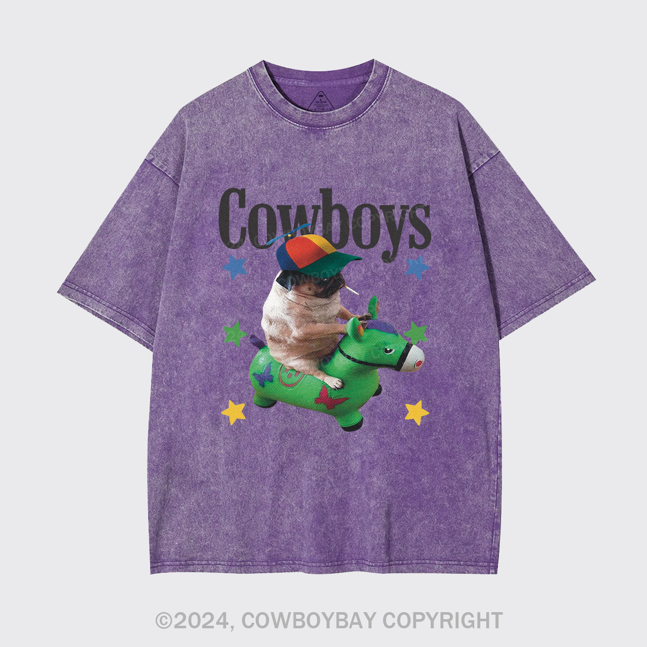 Puppy Imitation Garment-dye Tees