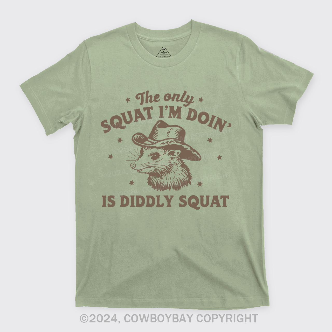 The Only Squat I'm Doing Is Diddly Squat T-Shirts