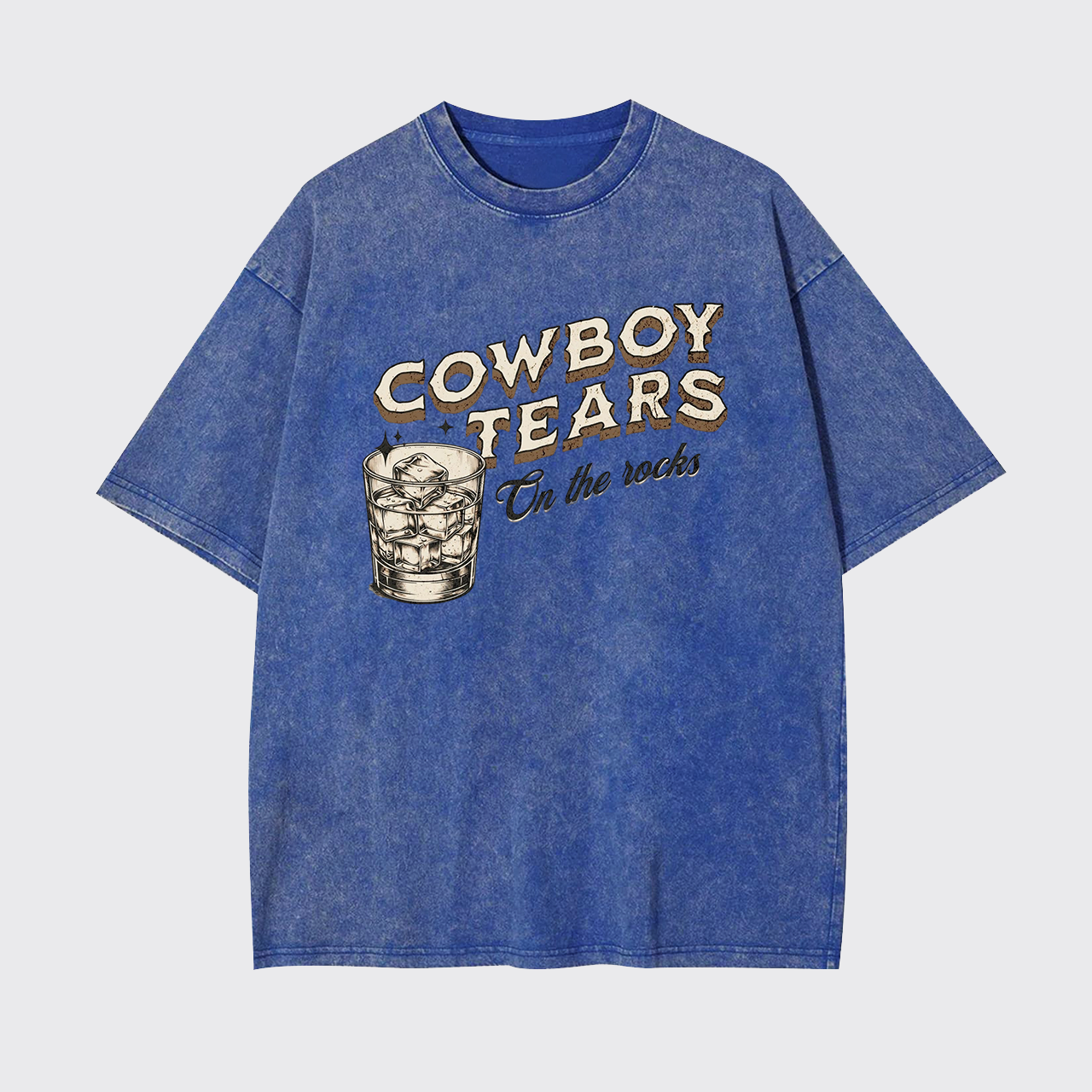 Cowboy Tears On The Rocks Garment-dye Tees