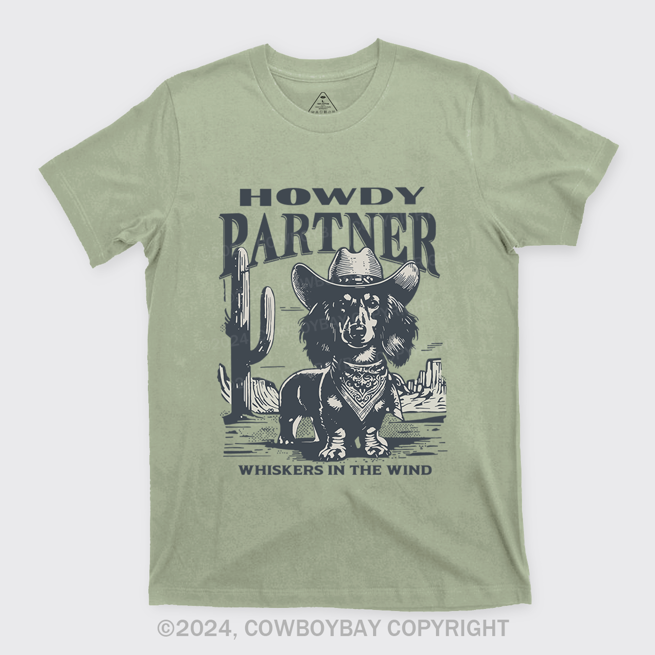 Howdy Partner Cowboy Dog T-Shirts