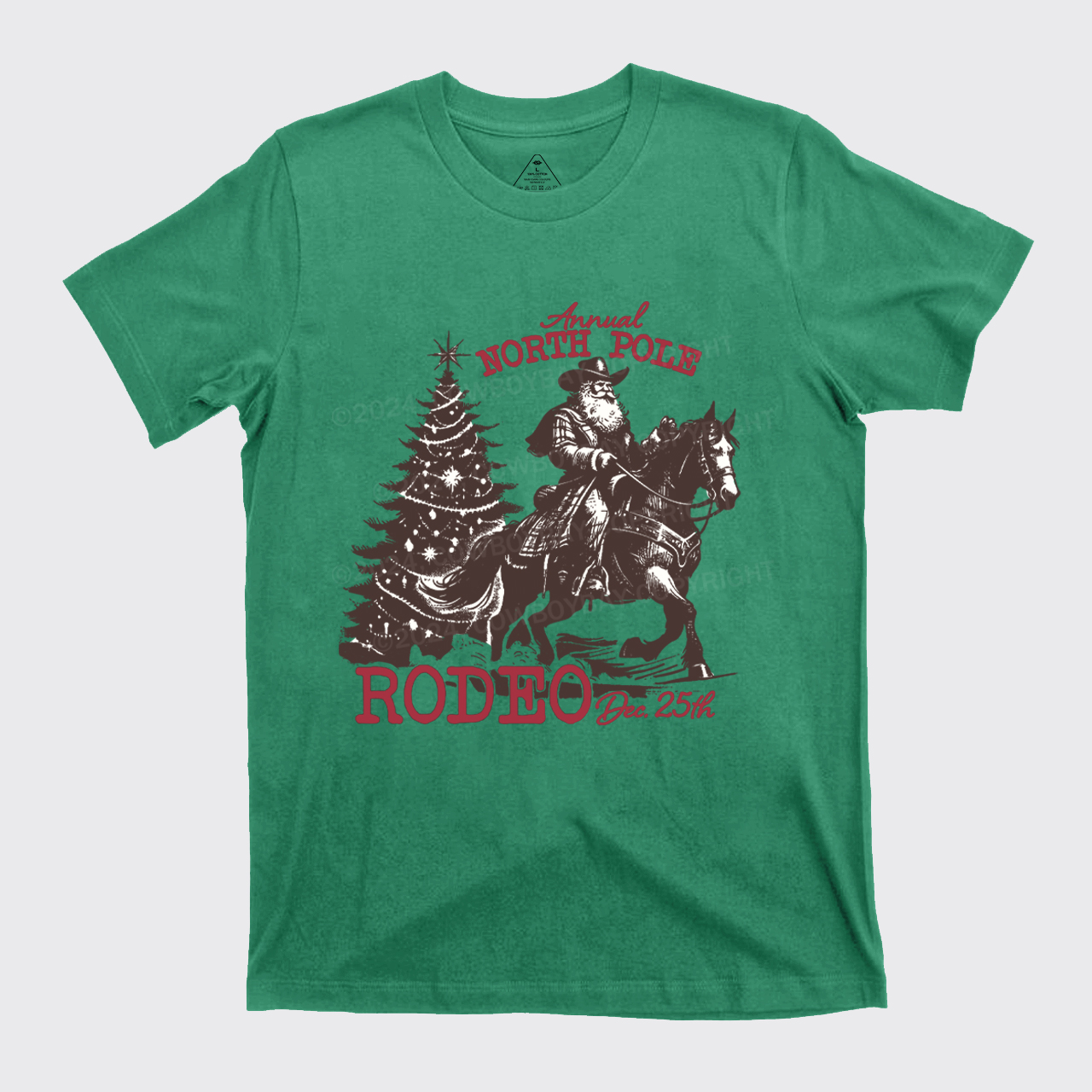 Cowboy Santa Western Christmas T-Shirts
