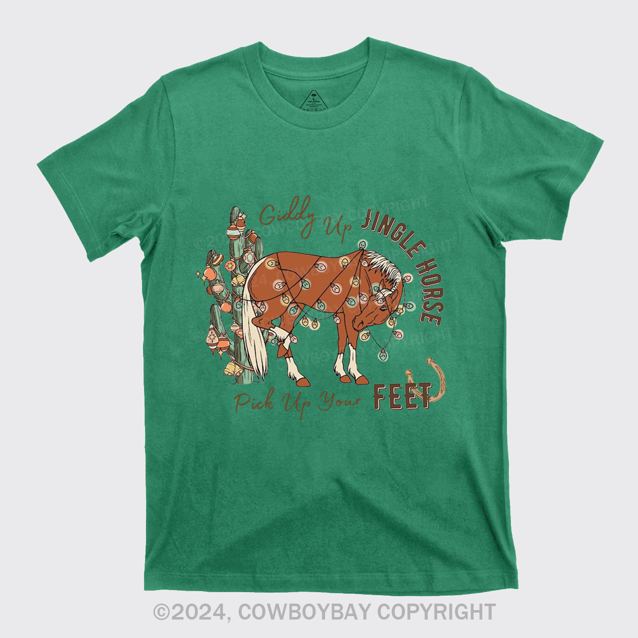 Giddy Up Jingle Horse Pick Up Your Feet T-Shirts