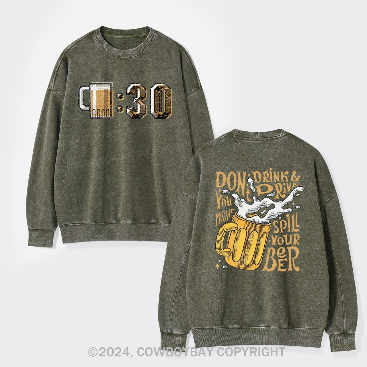 At 0:30 Let‘s Drink Washed Sweatshirts