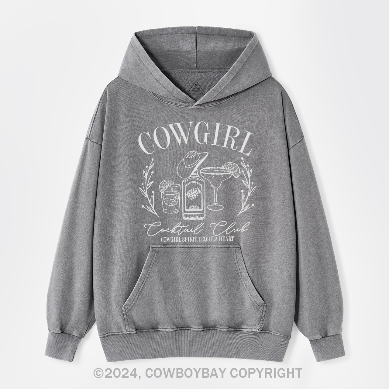 Cowgirl Cocktail Club Garment-Dye Hoodies