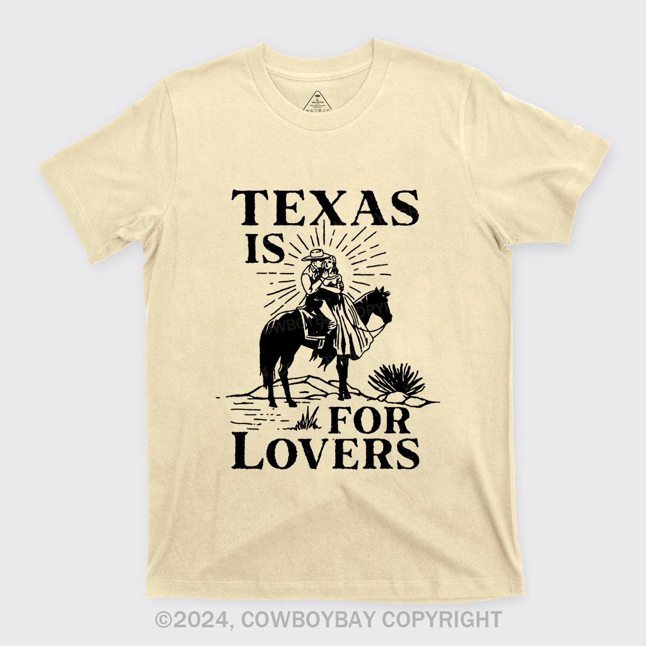 Texas Is For Lovers Giclée Fine Art T-Shirts