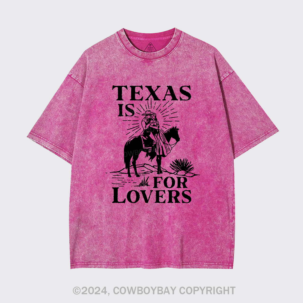 Texas Is For Lovers Giclée Fine Art Garment-dye Tees