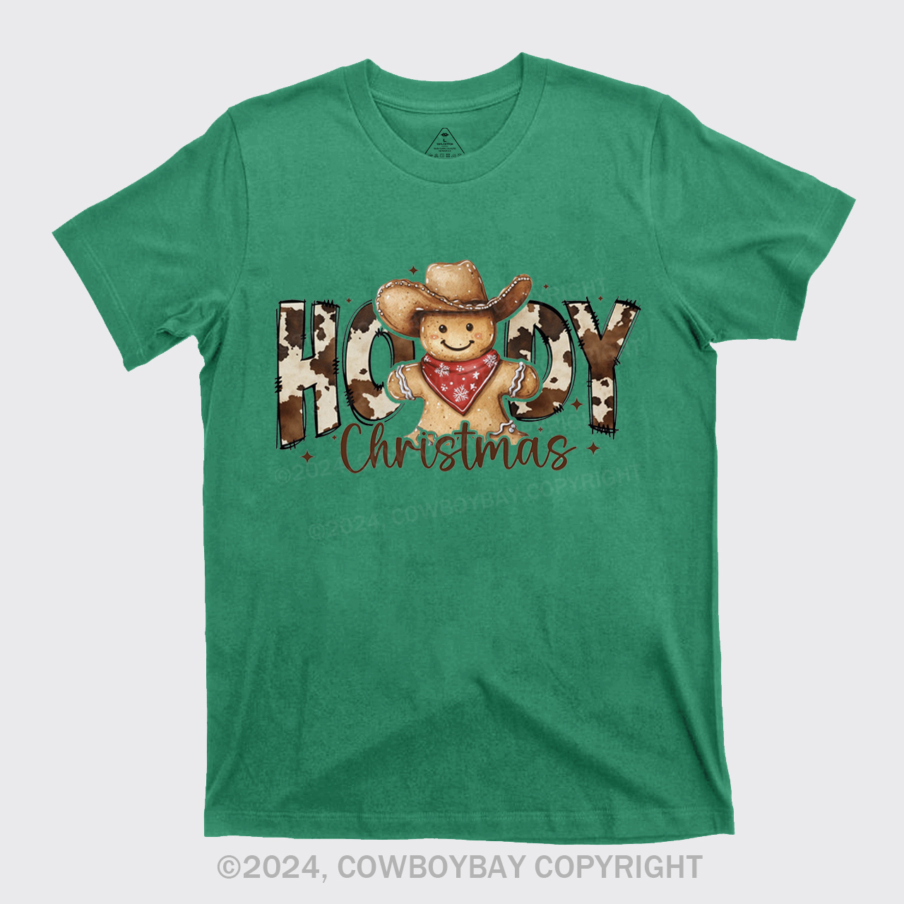 Howdy Christmas Gingerbread Man T-Shirts