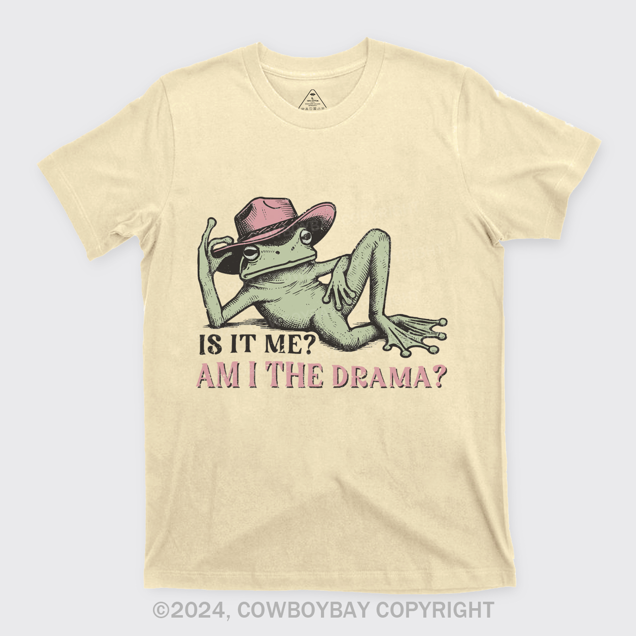 Funny Frog "Am I The Drama?" T-Shirts
