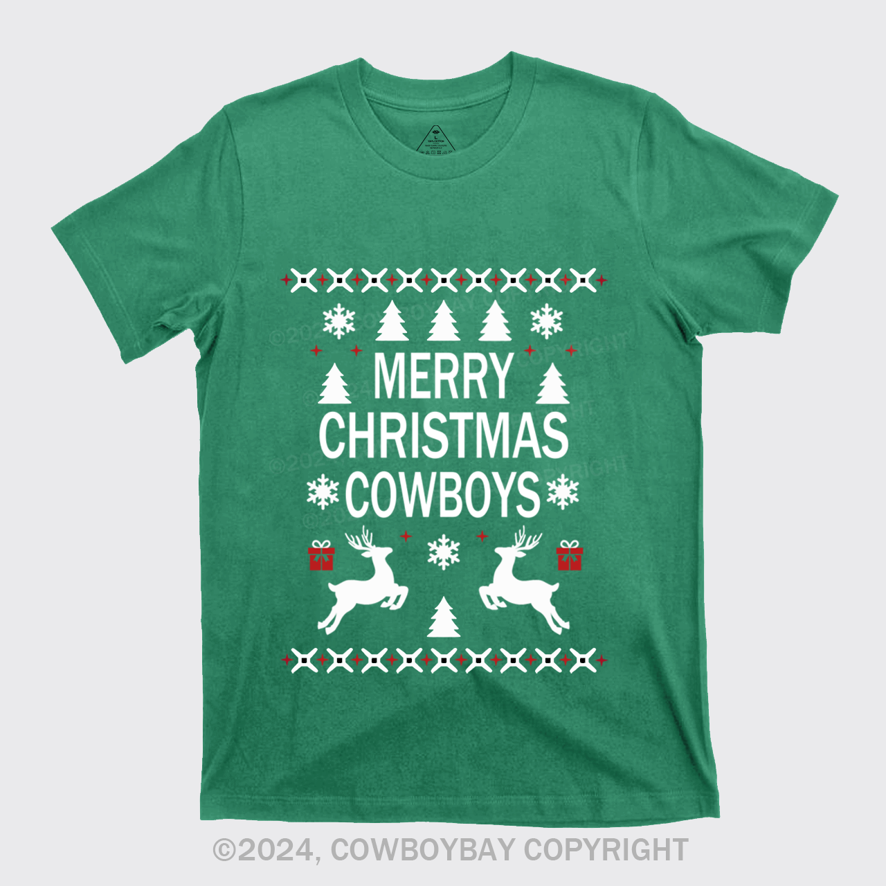Merry Christmas Cowboys T-Shirts