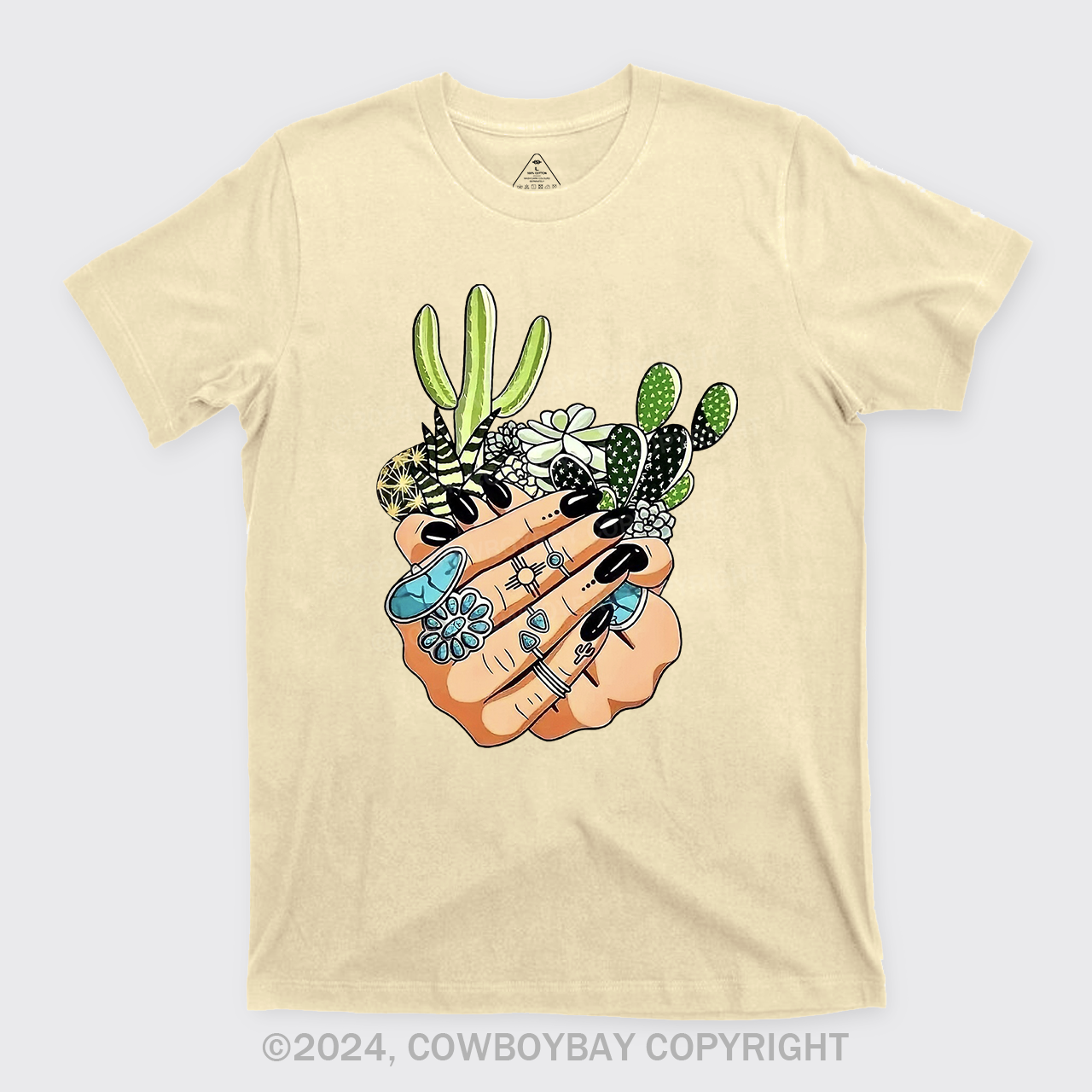 Cactus In My Palm Western Cowboy T-Shirts