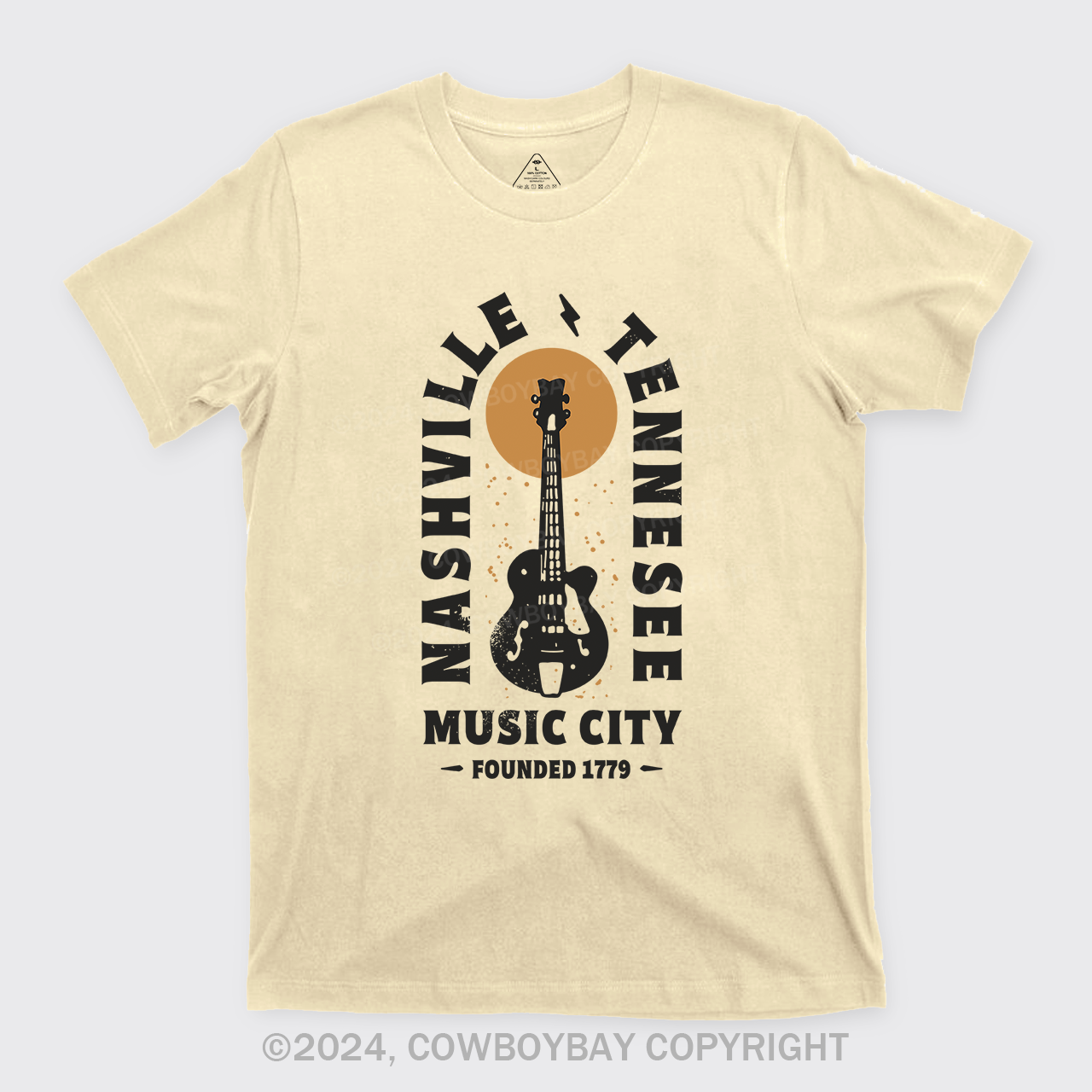 Nashville Tennessee Music City Guitar T-Shirts