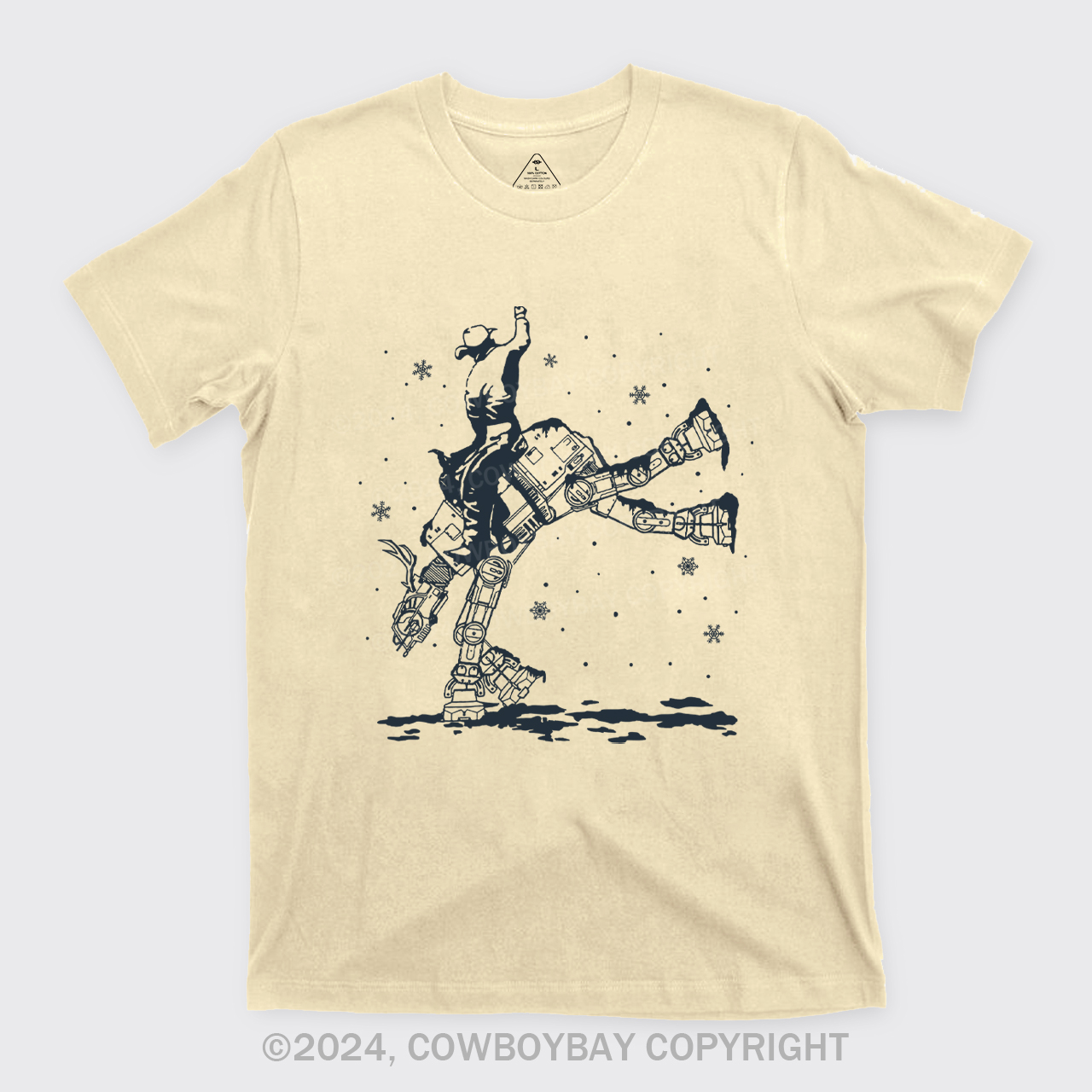 Christmas Star Rodeo At Cowboy T-Shirts