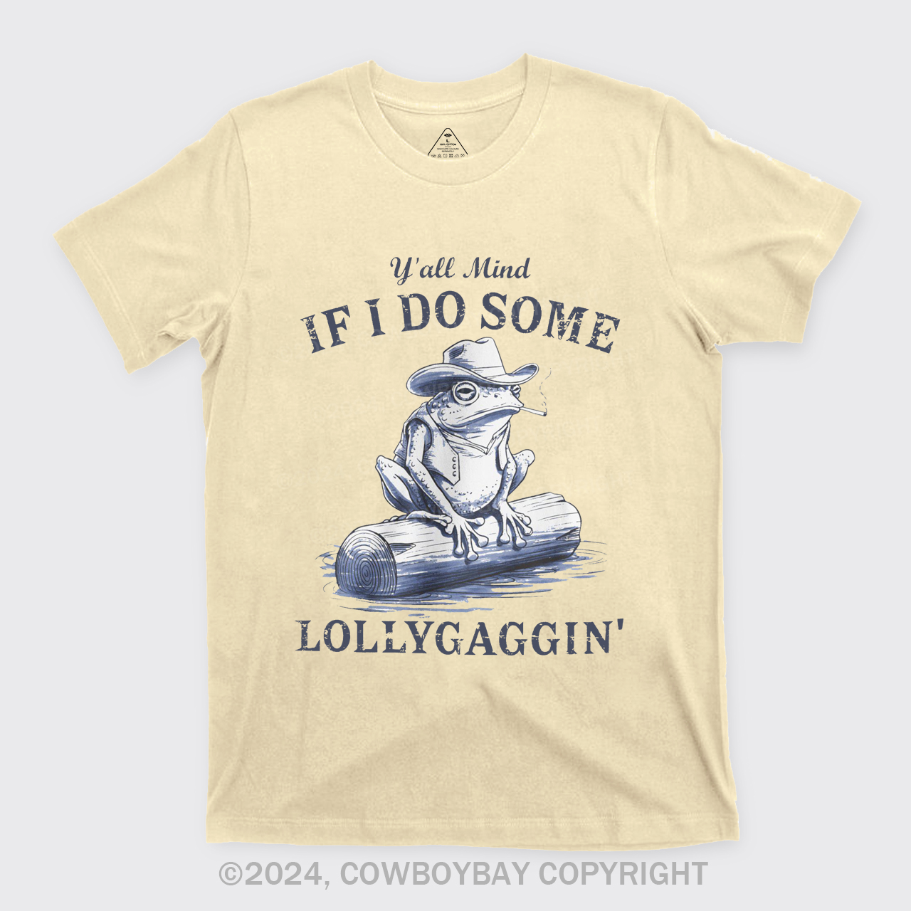 Vintage Cowboy Frog-Y'all Mind If I Do Some Lollygaggin T-Shirts