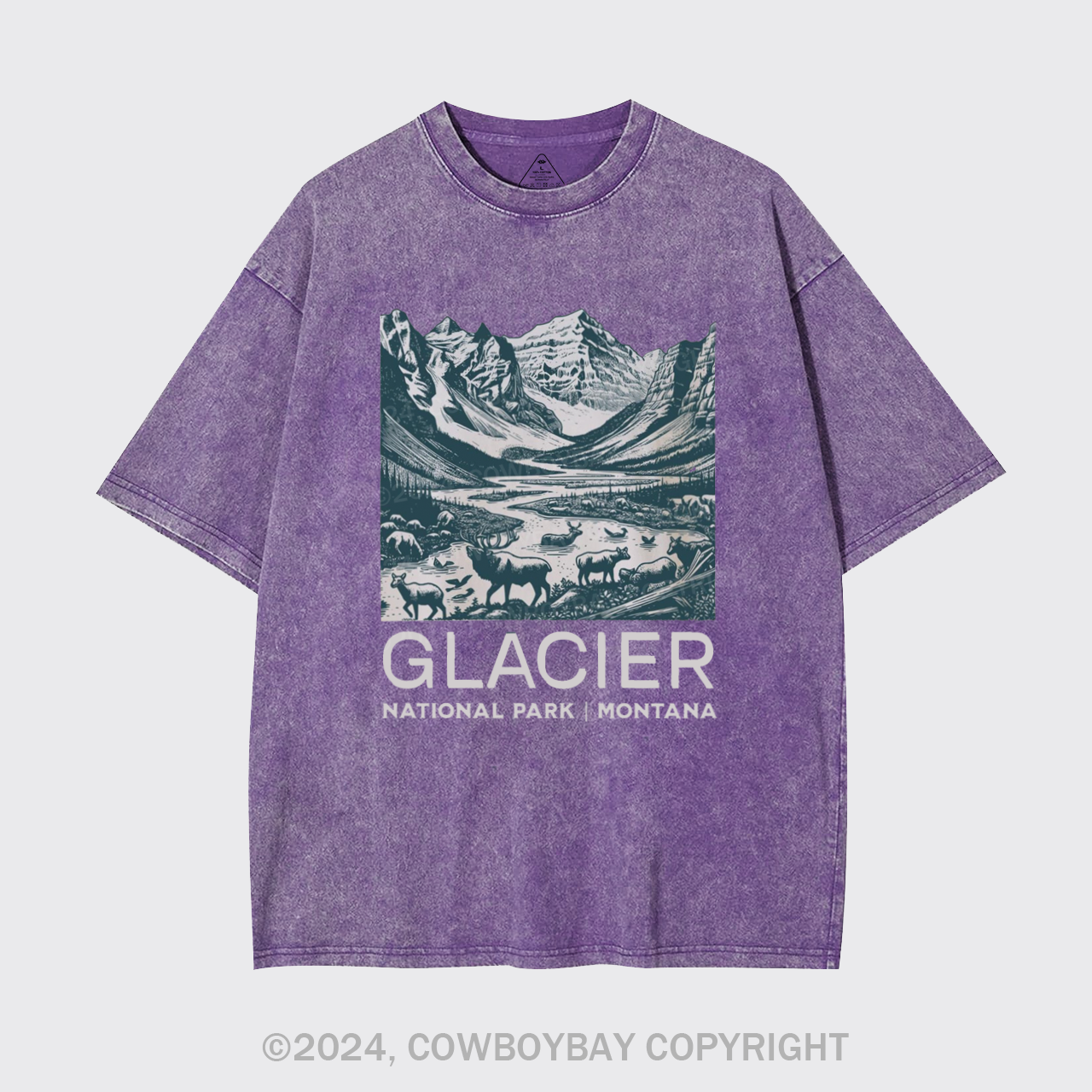 Glacier National Park Garment-dye Tees