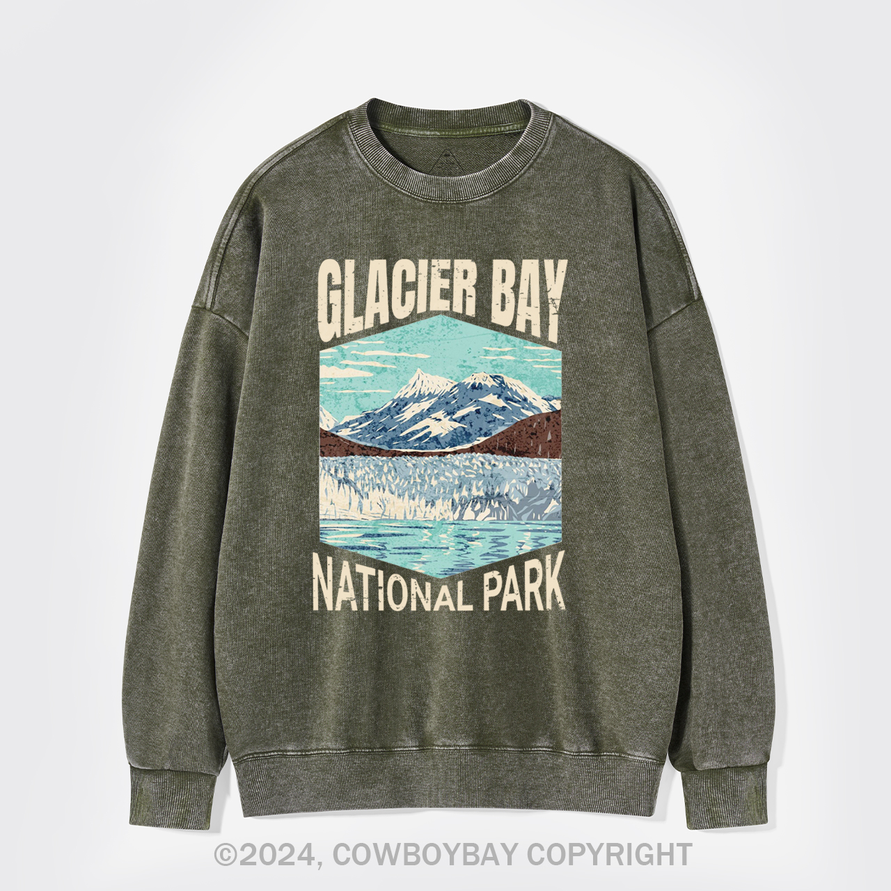 Glacier Bay National Park Washed Sweatshirts