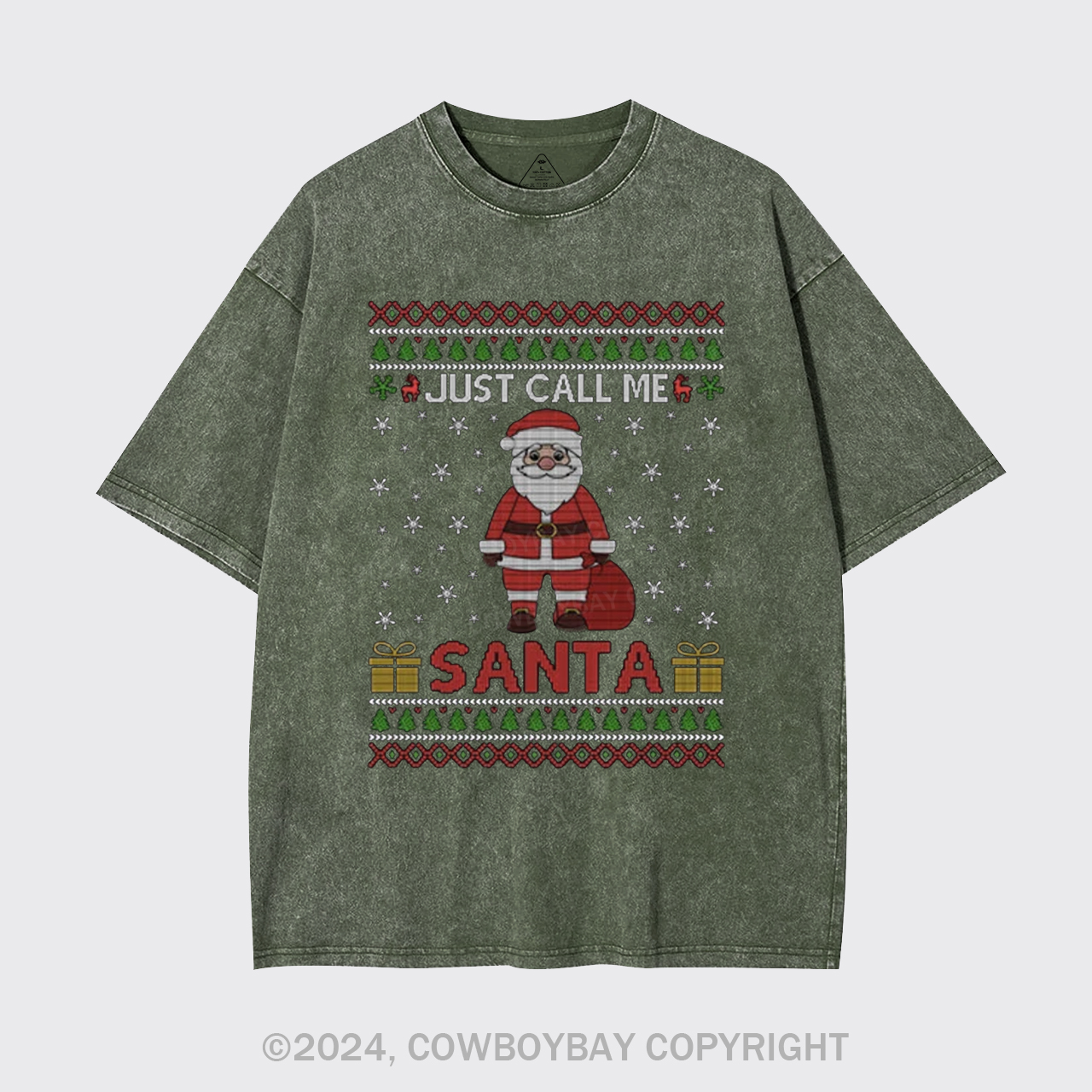 Just Call Me Santa Garment-dye Tees