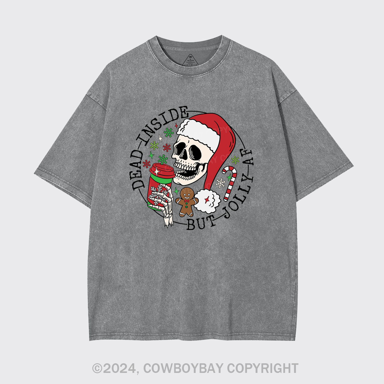 Holiday Spirit, Santa Garment-dye Tees