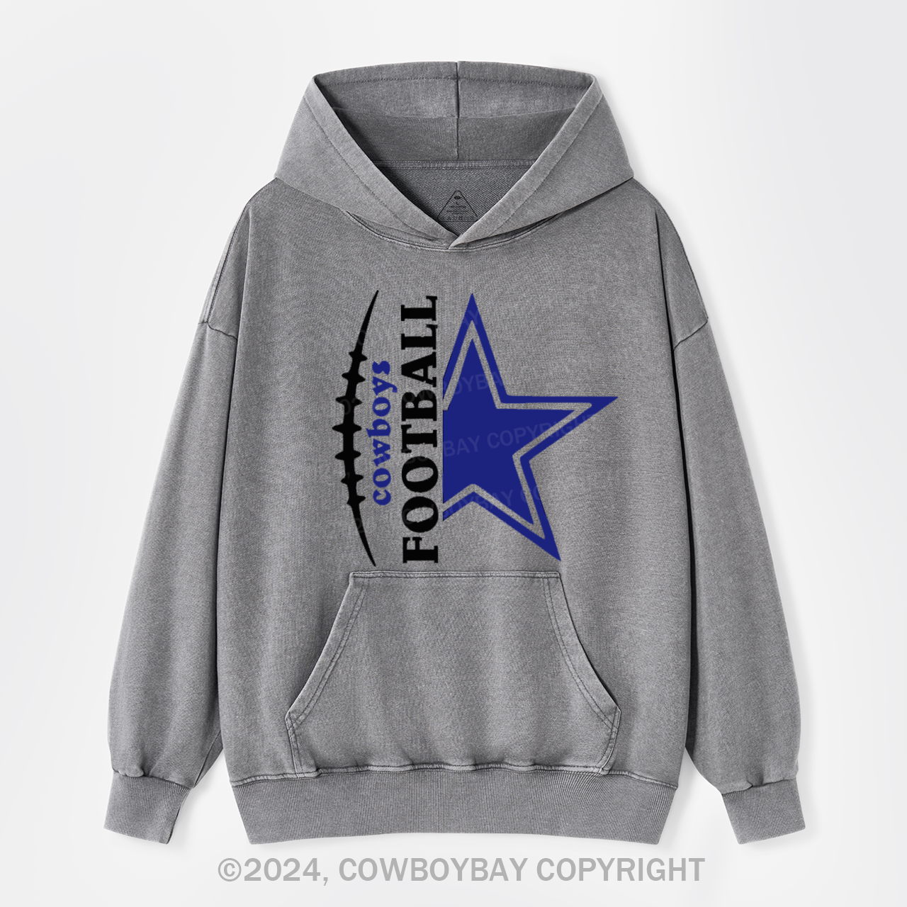 Your Team Football Garment-Dye Hoodies