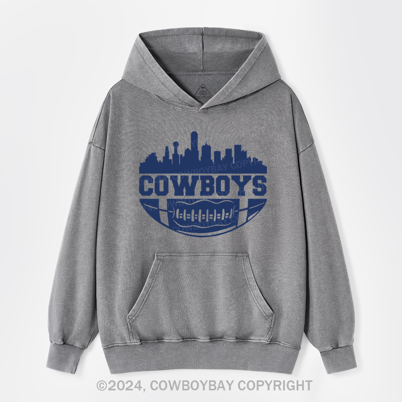 Cowboy City Garment-Dye Hoodies