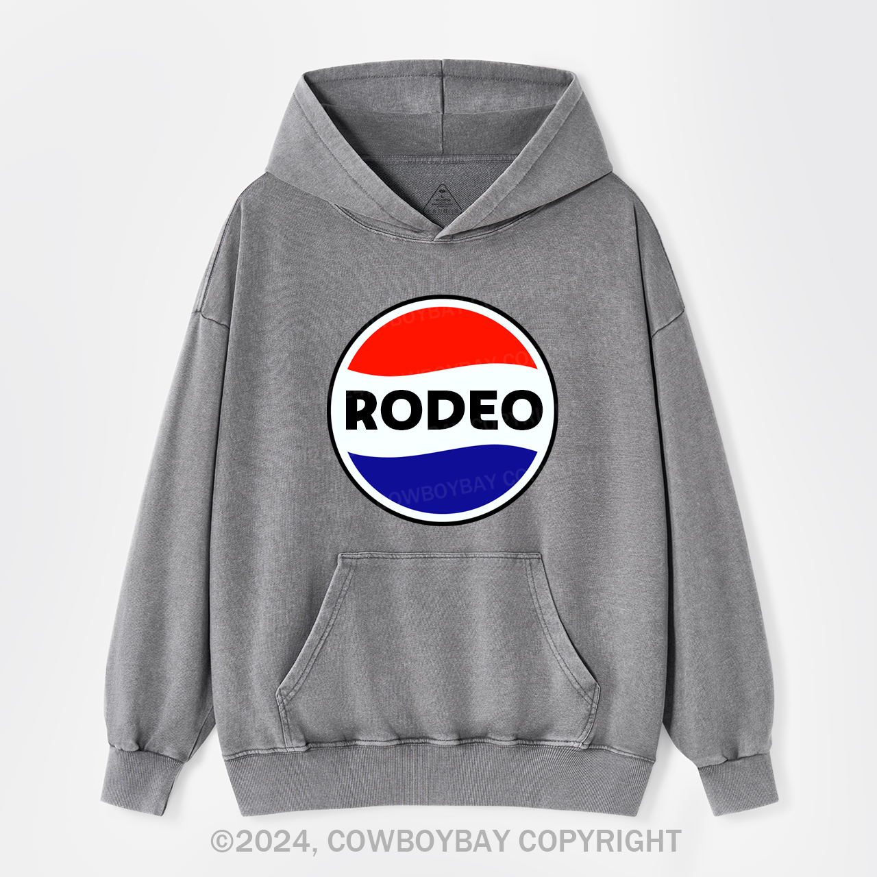 Funny Rodeo Garment-Dye Hoodies