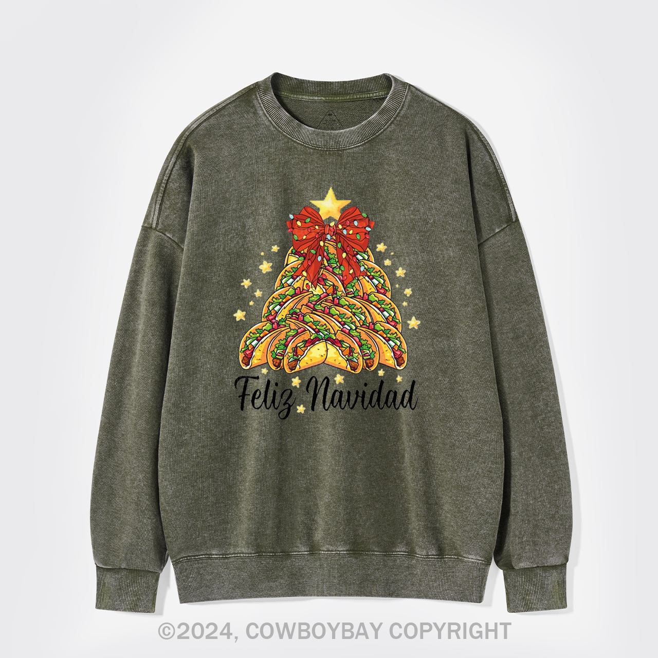 Mexican Food Washed Sweatshirts