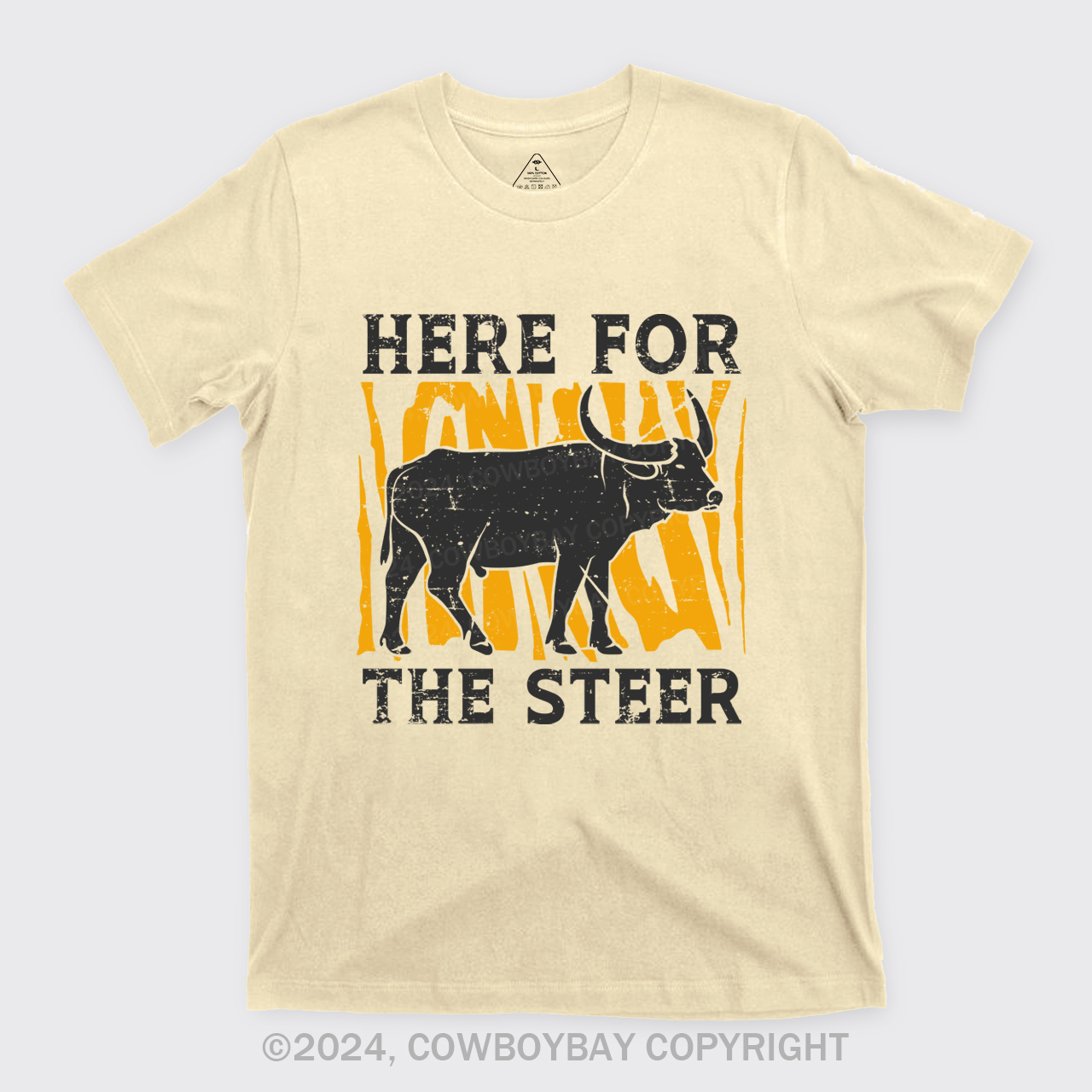Bull In Arena Steer Wrestler T-Shirts