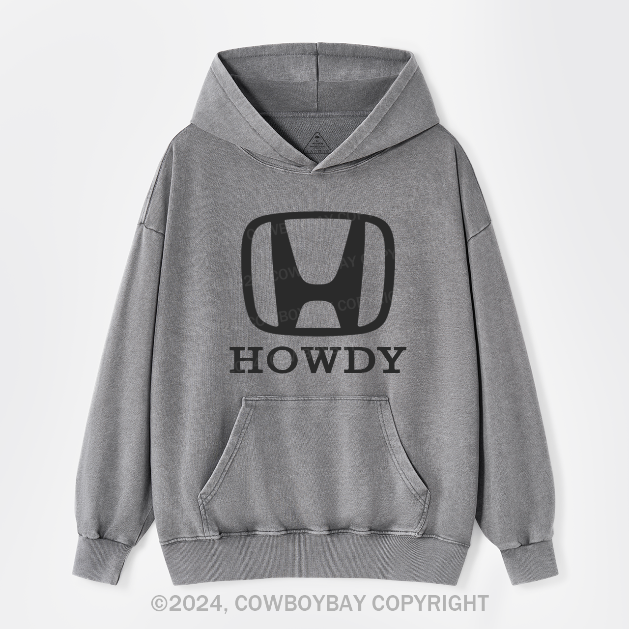 Howdy Logo Garment-Dye Hoodies