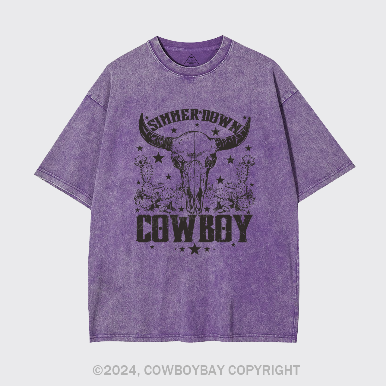 Simmer Down Cowboy Garment-dye Tees