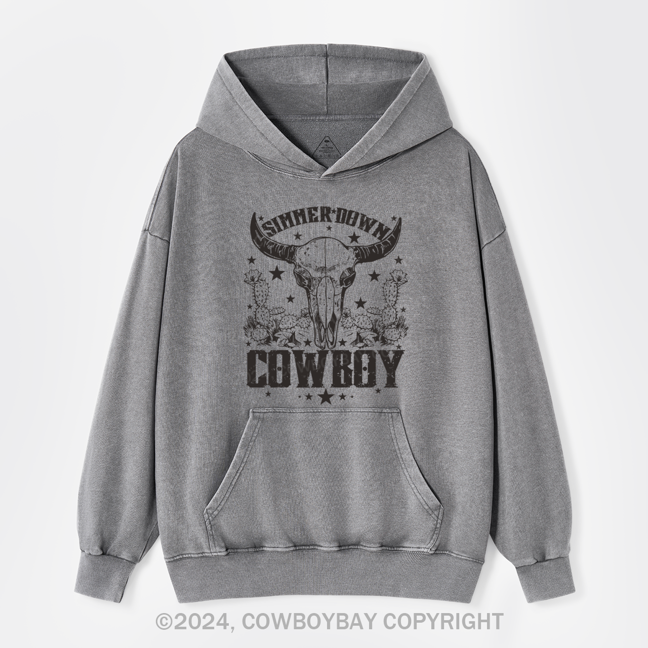 Simmer Down Cowboy Garment-Dye Hoodies