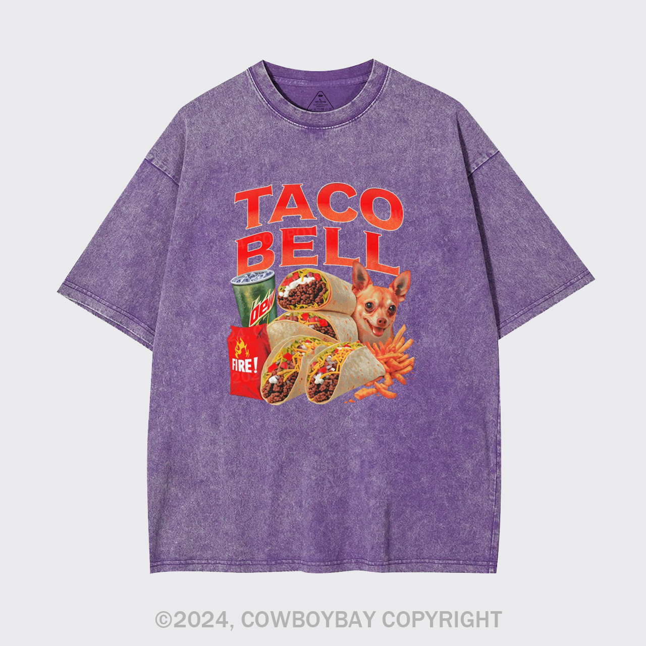 Taco Bell 90's Garment-dye Tees
