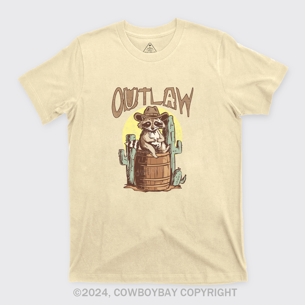 Retro Outlaw Raccoon Cowboy T-Shirts