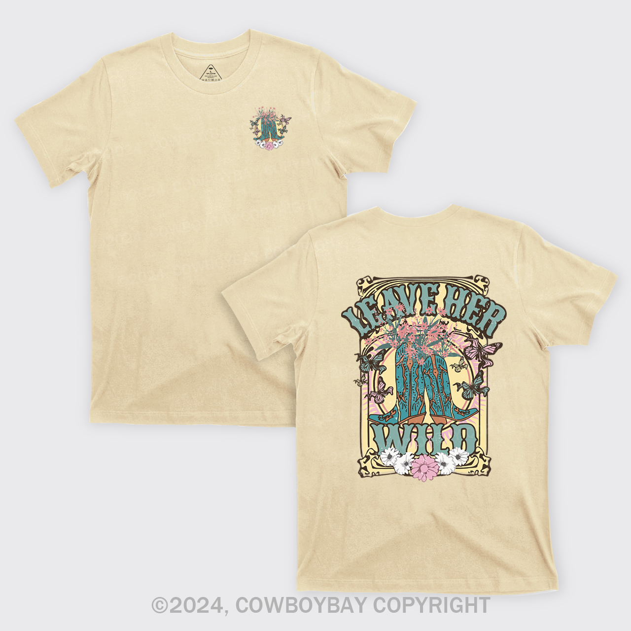 Leave Her Wild Western Cowboy T-Shirts