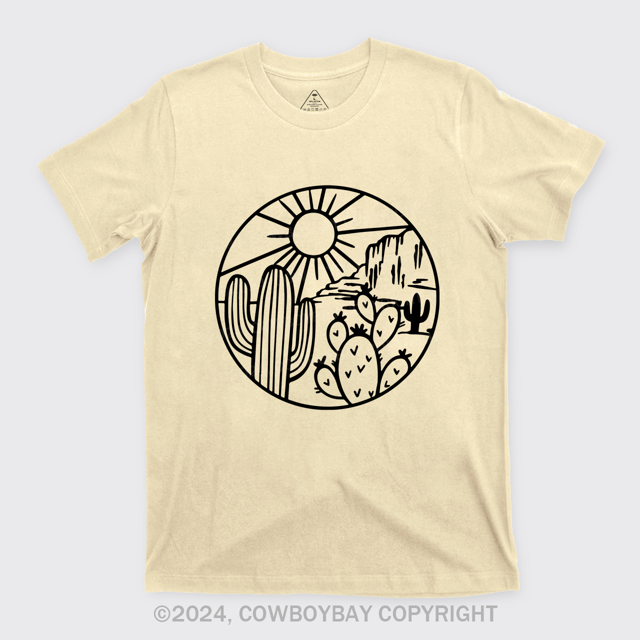 Desert Cactus Adventure Cowboy T-Shirt