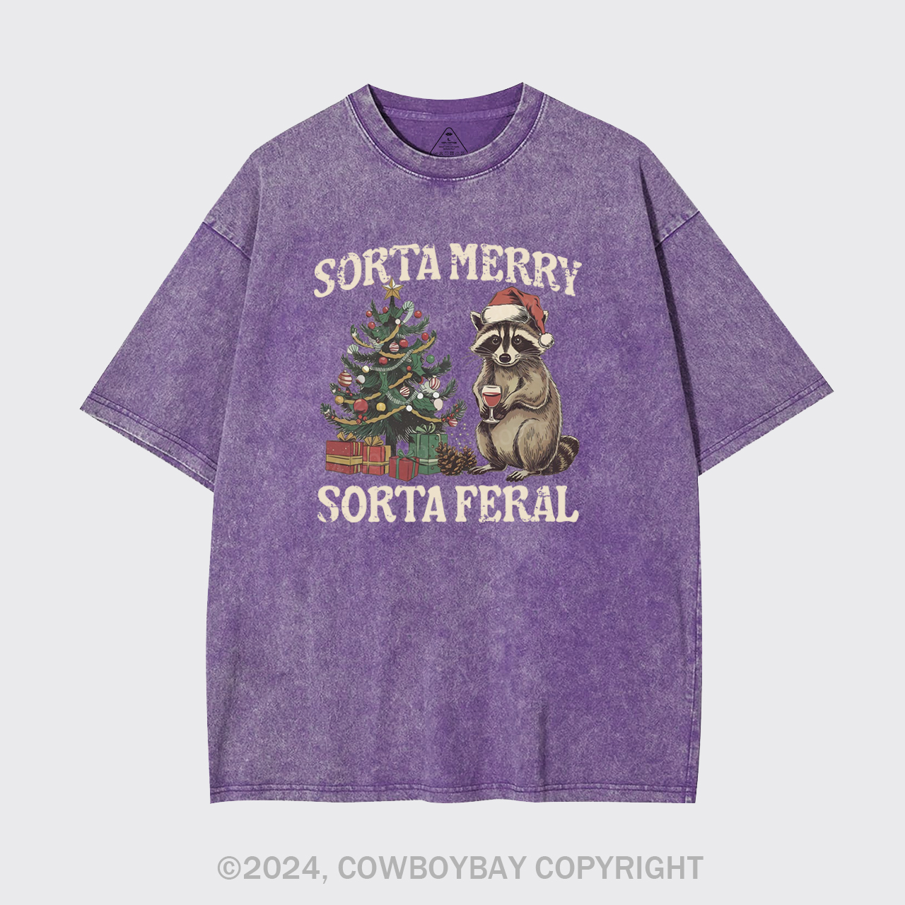 Sorta Merry Sorta Feral Garment-dye Tees