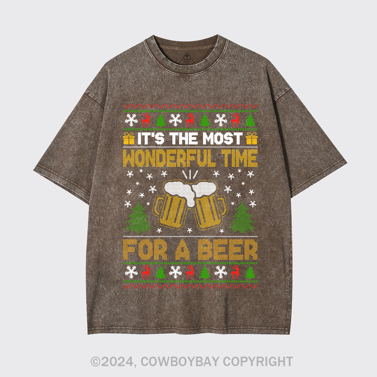 It's The Most Wonderful Time For A Beer Garment-dye Tees