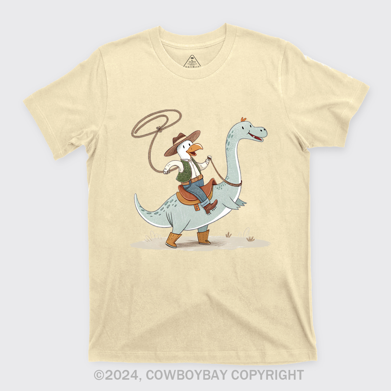 The Dinosaur Wanted To Be A Cowboy T-Shirts
