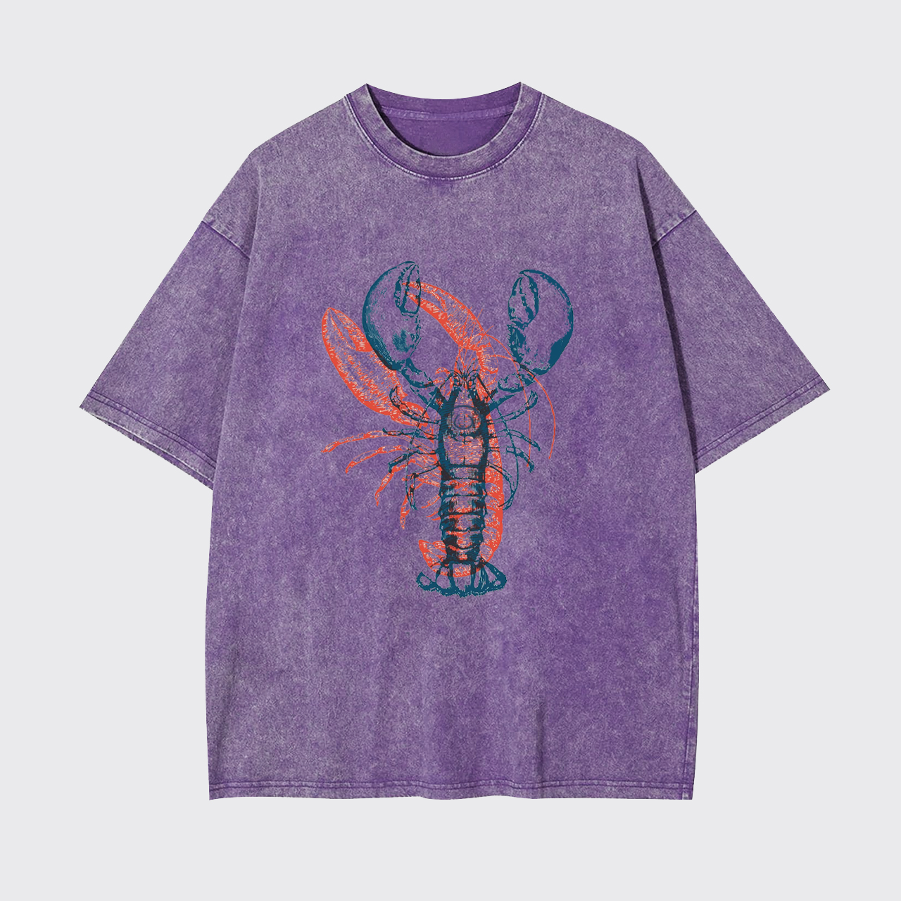Lobster Cowboy of the Sea Garment-dye Tees