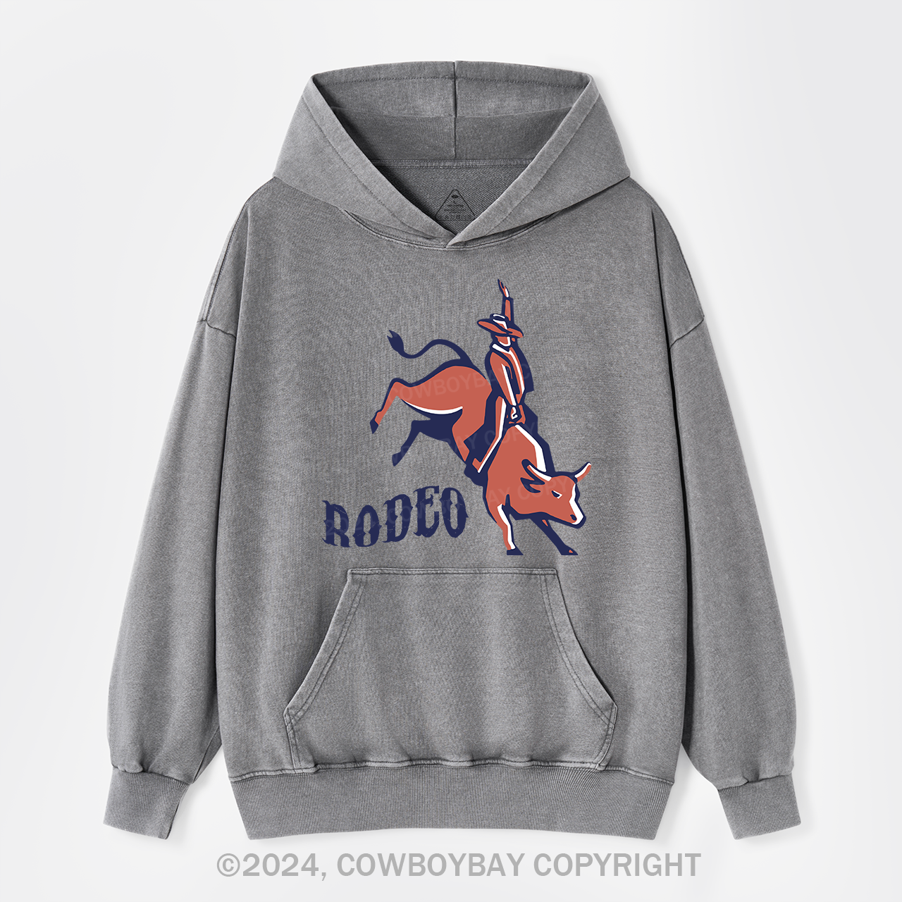 Bull Rider Garment-Dye Hoodies