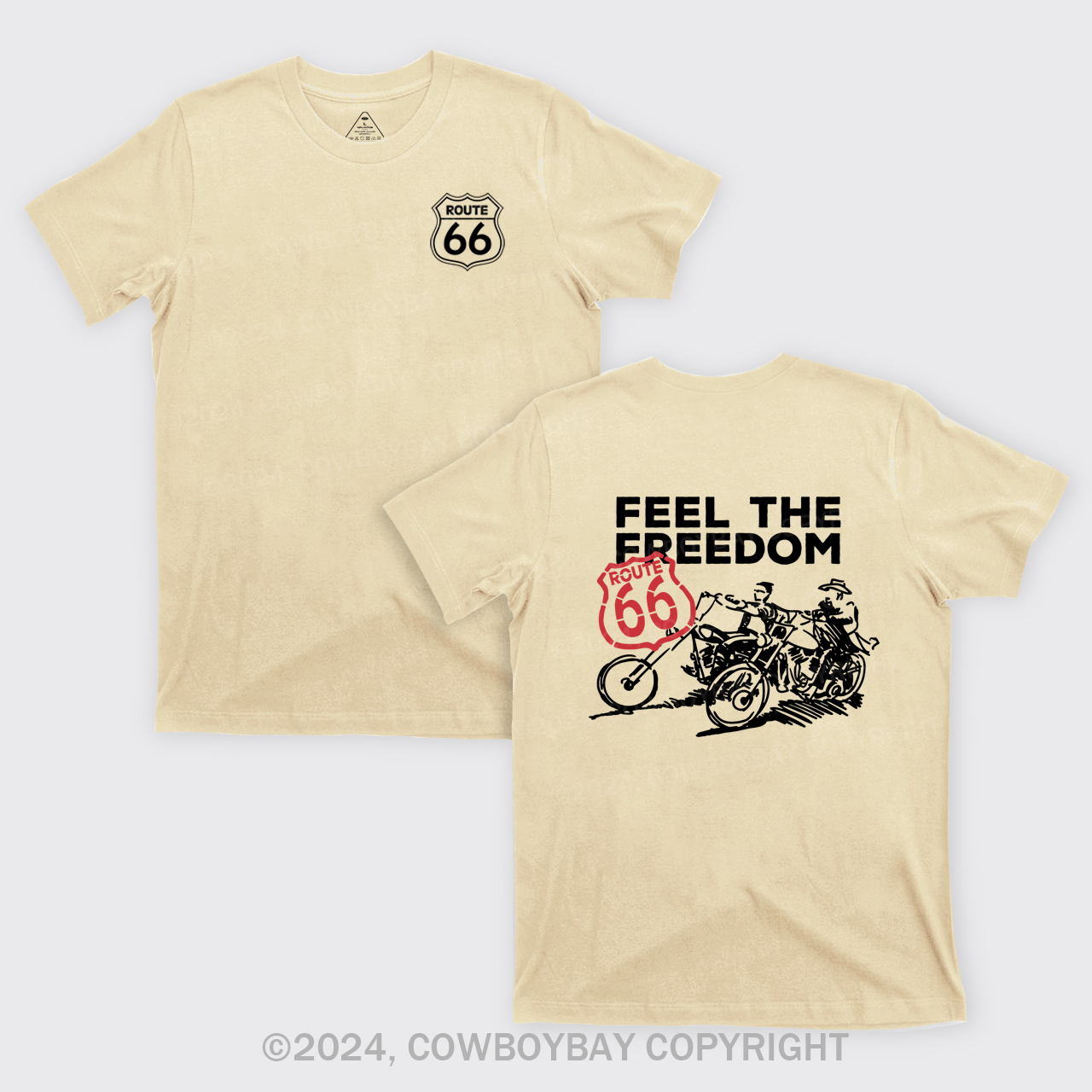 Route 66 Feel The Freedom T-Shirts