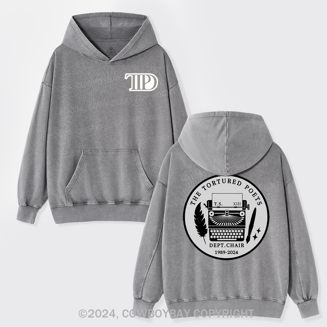 The Tortured Poets Department Garment-Dye Hoodies