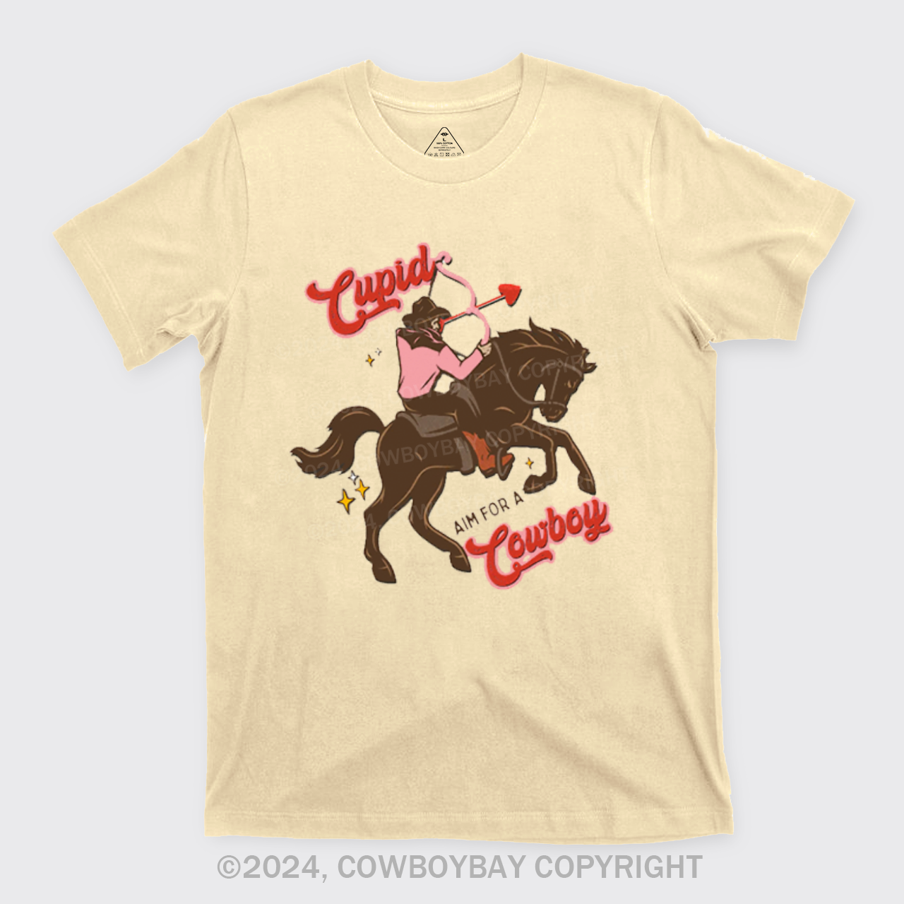Valentine Cupid Aim For A Cowboy T-Shirts