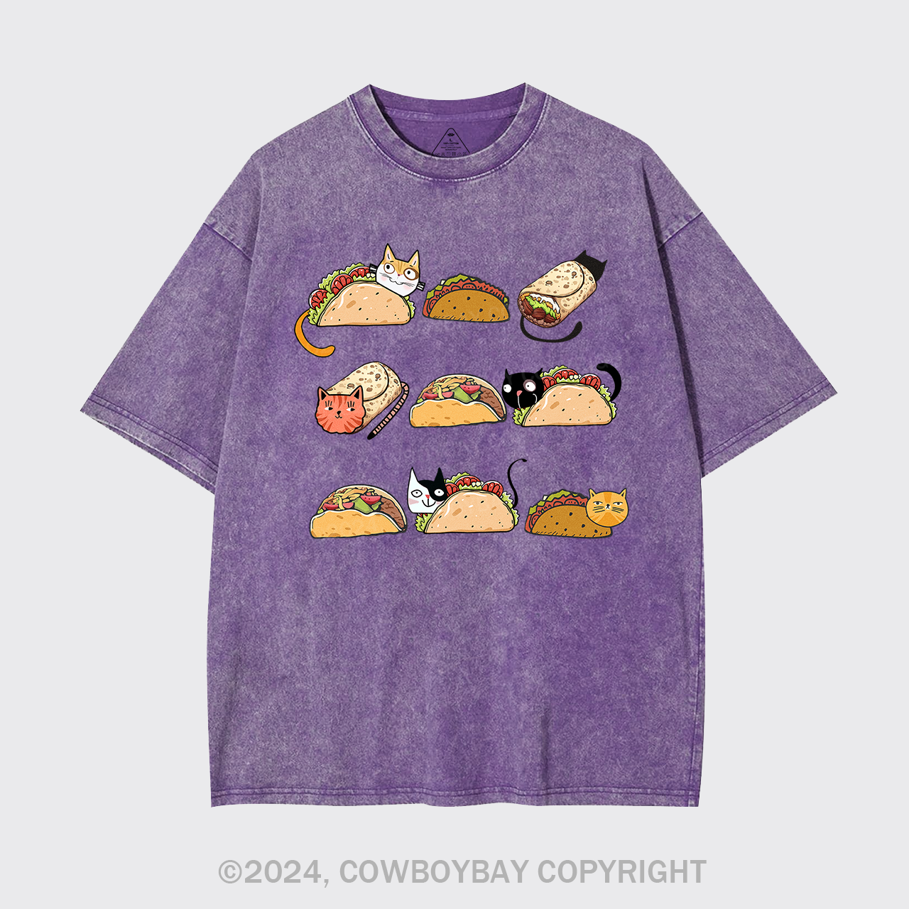 Taco Cat Garment-dye Tees