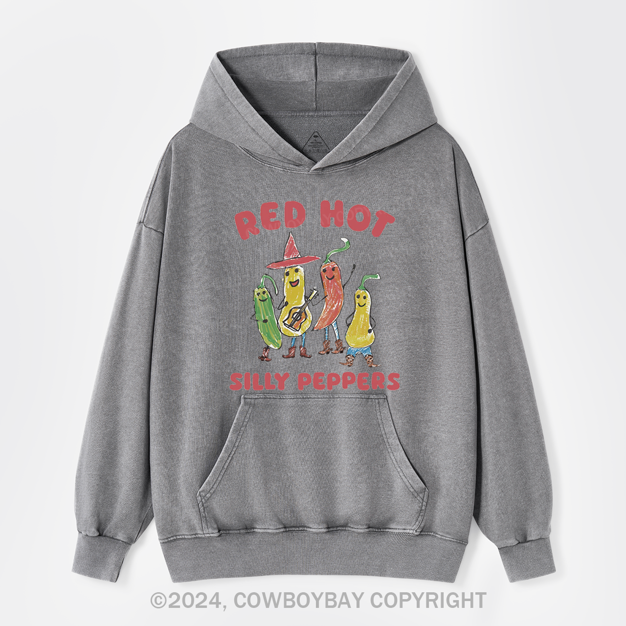 Silly Peppers Garment-Dye Hoodies