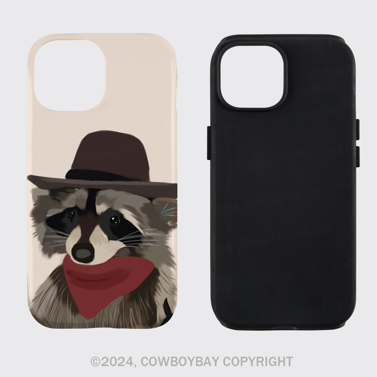 Cowboy Raccoon Phone Case