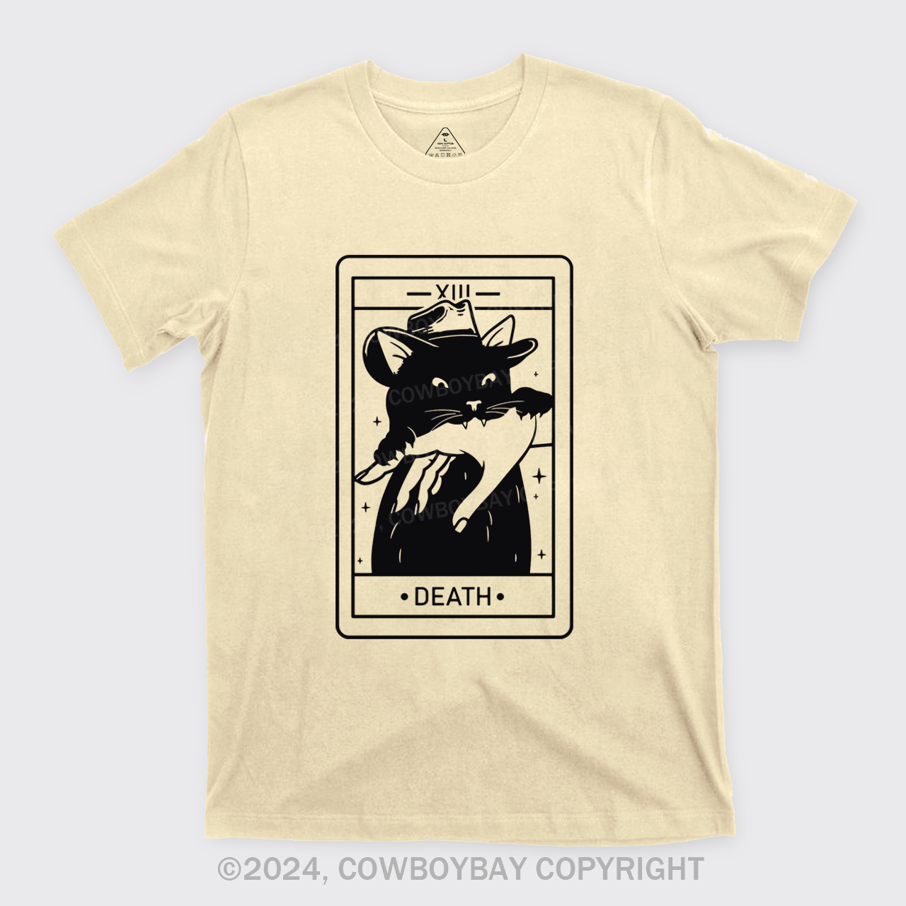 Tarot Death Witchy Cat T-Shirts