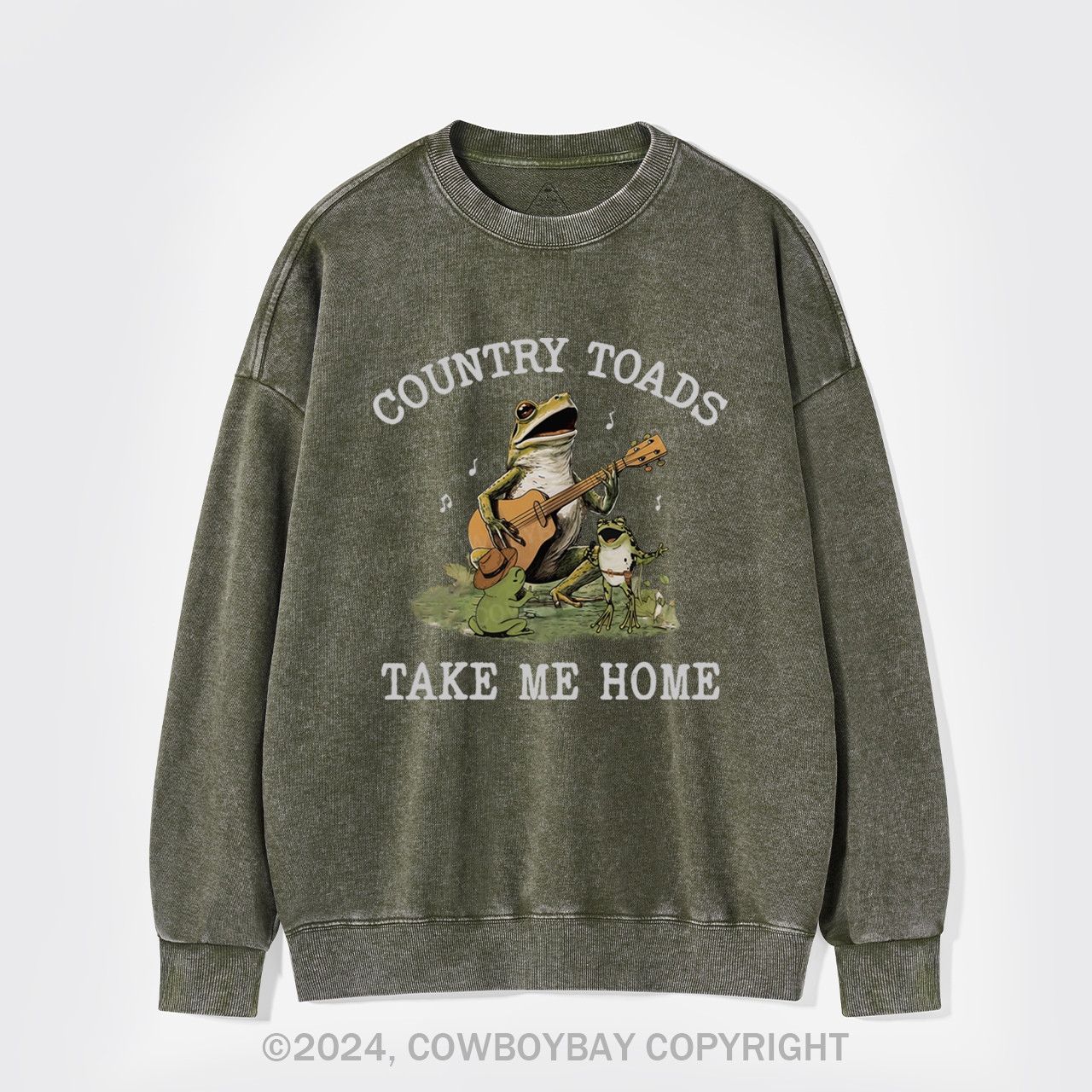 Country Roads Take Me Home Washed Sweatshirts