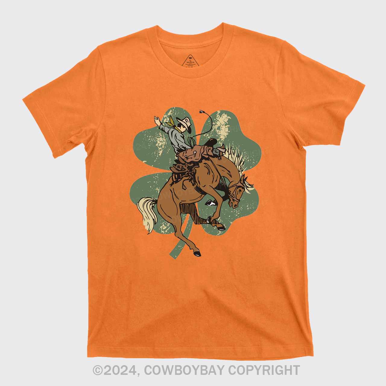 Lucky Bronc Horse T-Shirts