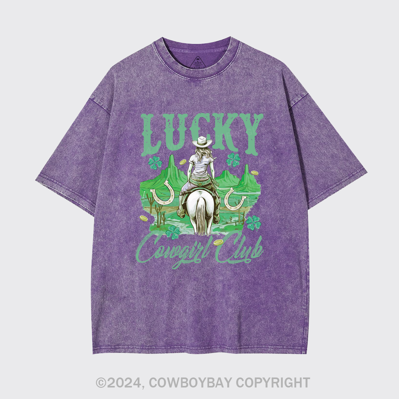 Lucky Cowgirl Club Garment-dye Tees