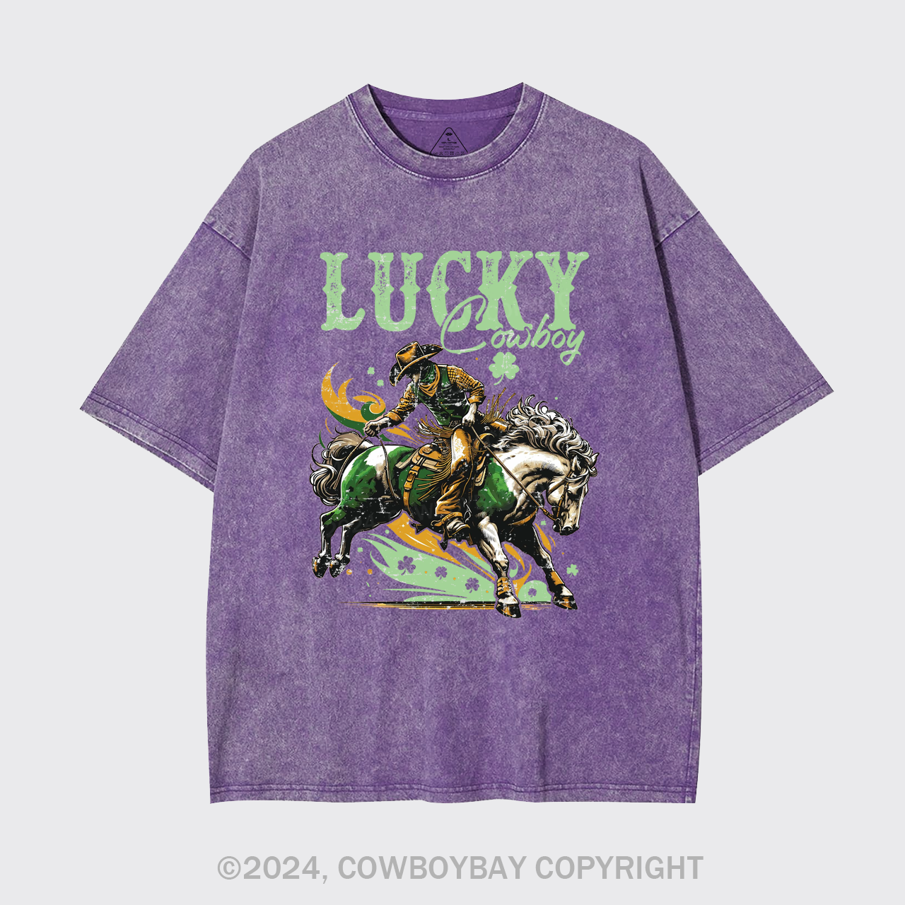 Lucky Cowboy Garment-dye Tees
